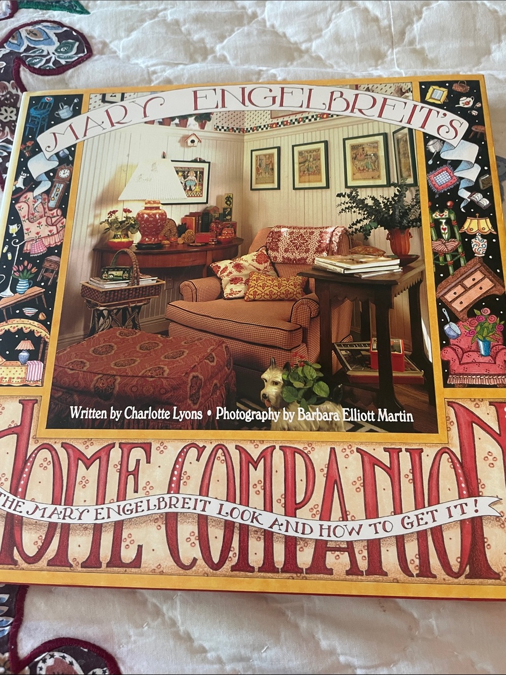 Mary Engelbreit Decorative Large Book Home Companion 1994